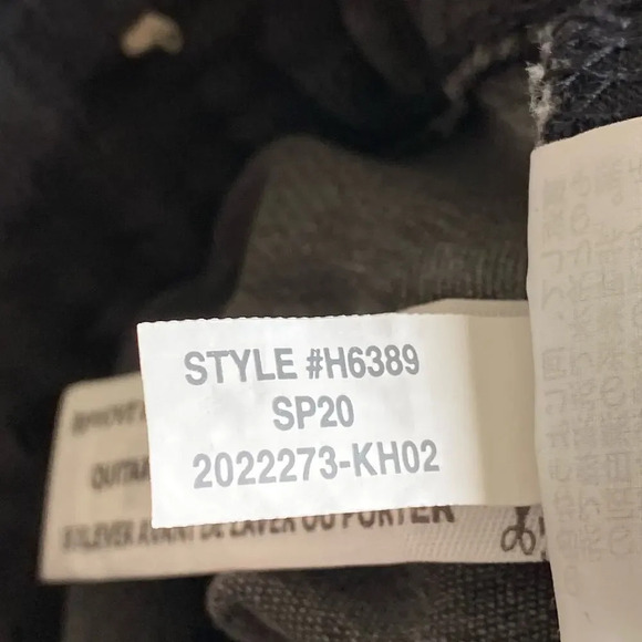 MADEWELL Curvy High-Rise Skinny Jeans in Black Sea Size 28 Distressed - Picture 10 of 10